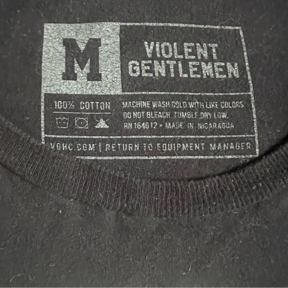 VIOLENT GENTLEMEN X STREET PLANT BLACK BOB PROBERT SHORT SLEEVE CREWNECK TSHIRT - Picture 4 of 5